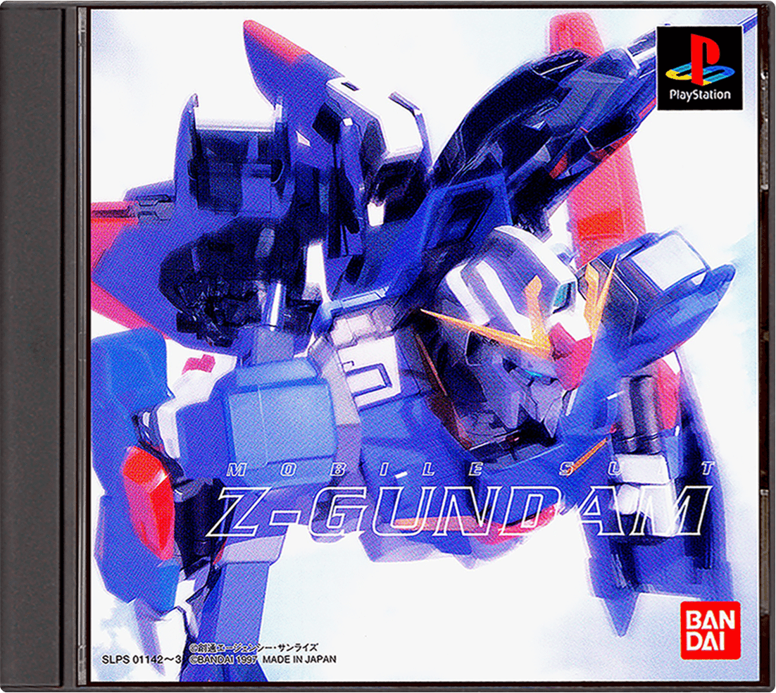 Mobile Suit Z-Gundam box art for Playstation